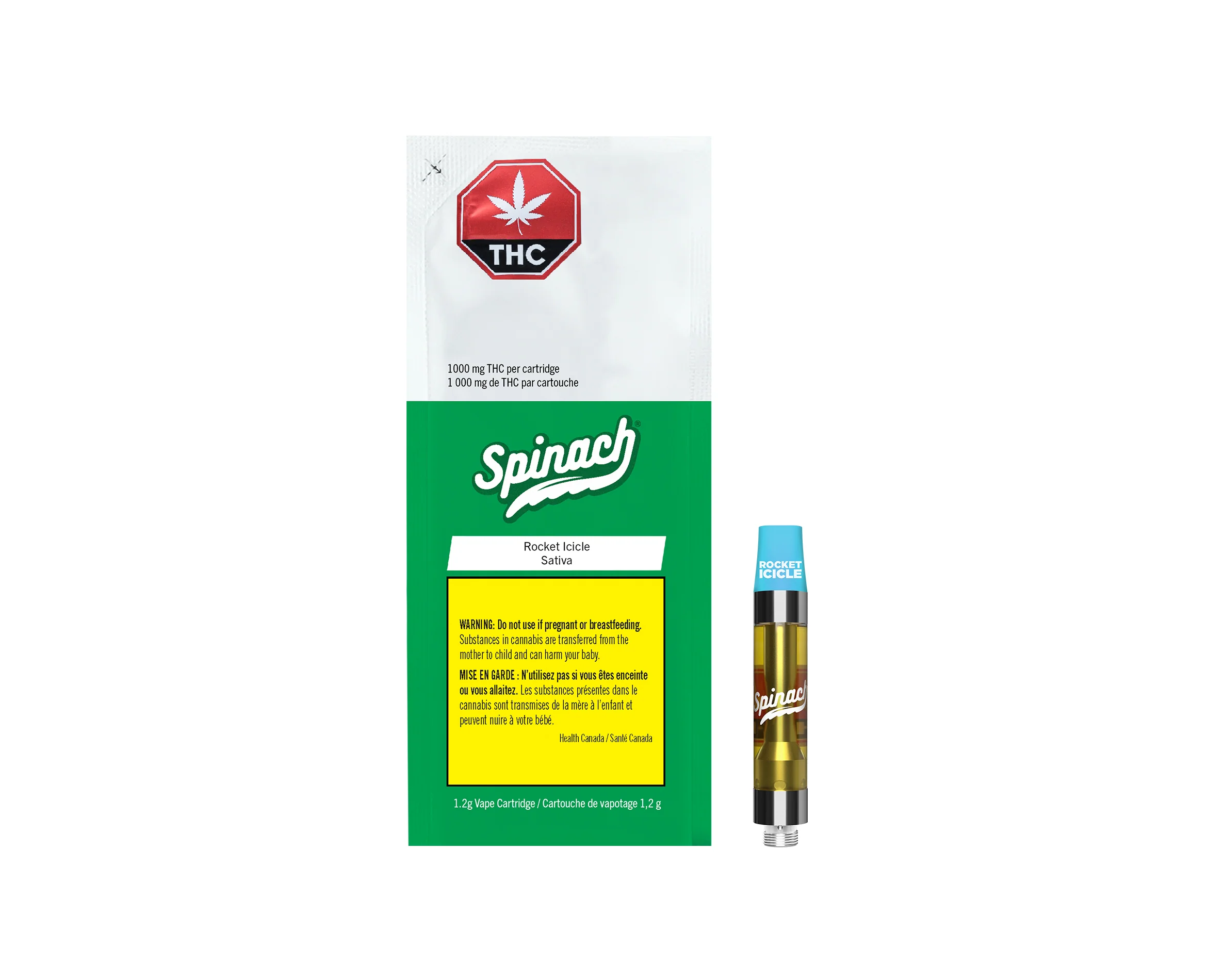Spinach - Spinach Rocket Icicle 1.2g Prefilled Vape Cartridge