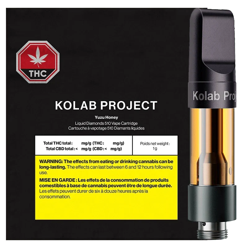 Kolab Project Pink Lychee Diamonds 1g prefilled vape cartridge